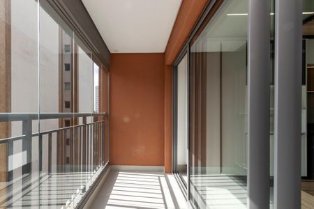 Studio à venda com 29m², 1 quarto e sem vagaVaranda