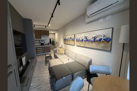 Apartamento à venda com 46m², 1 quarto e 1 vaga