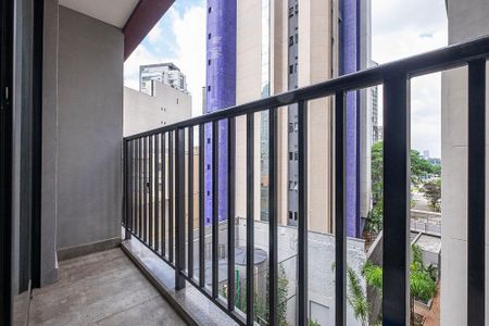 Studio para alugar com 25m², 1 quarto e sem vaga Studio para alugar com 25m², 1 quarto e sem vagaStudio - Varanda