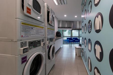 Studio para alugar com 30m², 1 quarto e sem vagaLavanderia