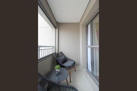 Studio à venda com 26m², 1 quarto e sem vagaVaranda