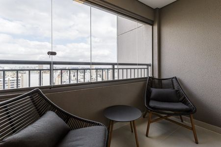 Varanda de kitnet/studio à venda com 1 quarto, 26m² em Planalto Paulista, São Paulo