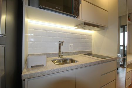 Studio à venda com 26m², 1 quarto e sem vagaCozinha