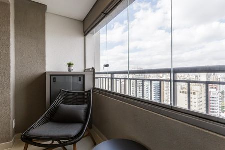 Varanda de kitnet/studio à venda com 1 quarto, 26m² em Planalto Paulista, São Paulo