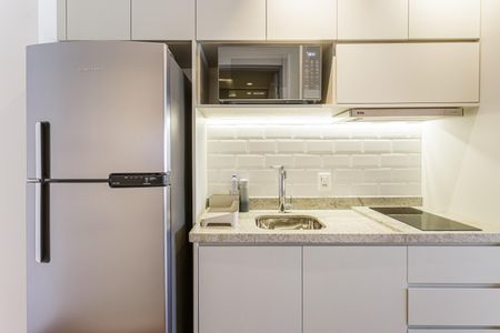 Studio à venda com 26m², 1 quarto e sem vagaCozinha