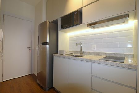 Studio à venda com 26m², 1 quarto e sem vagaCozinha