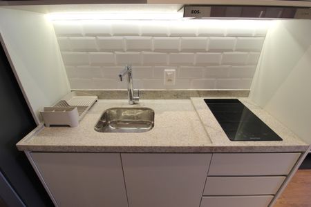 Studio à venda com 26m², 1 quarto e sem vagaCozinha