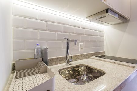 Studio à venda com 26m², 1 quarto e sem vagaCozinha