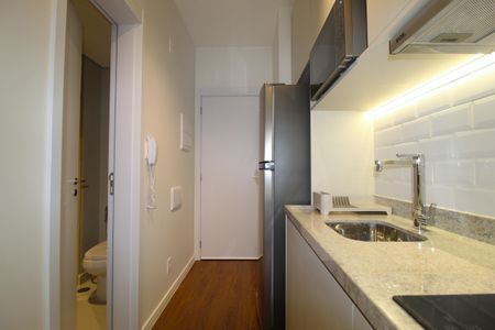 Studio à venda com 26m², 1 quarto e sem vagaCozinha