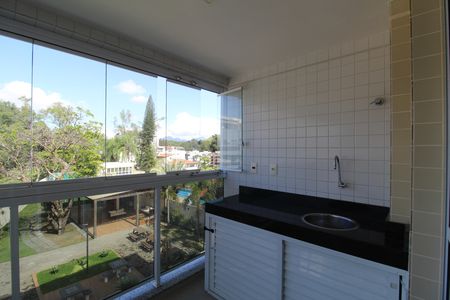 Apartamento para alugar com 100m², 3 quartos e 2 vagasSala - Varanda