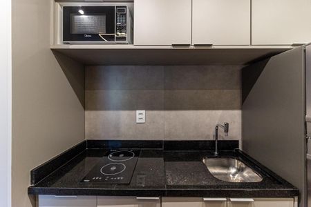 Studio para alugar com 30m², 1 quarto e sem vaga Studio para alugar com 30m², 1 quarto e sem vagaCozinha