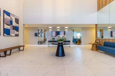 Apartamento à venda com 34m², 2 quartos e sem vagaÁrea comum - Hall de entrada