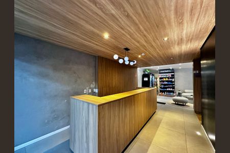 Studio para alugar com 26m², 1 quarto e sem vaga Studio para alugar com 26m², 1 quarto e sem vagaHall Social Bloco