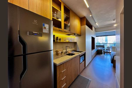 Studio para alugar com 26m², 1 quarto e sem vaga Studio para alugar com 26m², 1 quarto e sem vagaCozinha