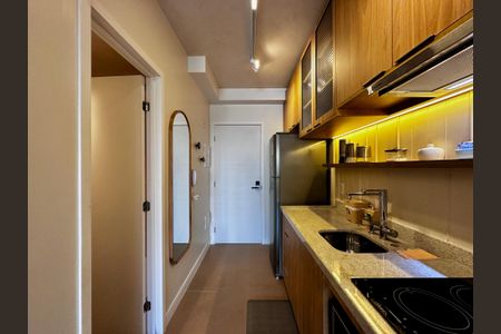 Studio para alugar com 26m², 1 quarto e sem vaga Studio para alugar com 26m², 1 quarto e sem vagaCozinha