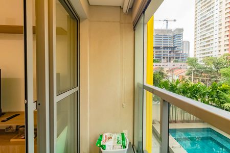 Studio para alugar com 26m², 1 quarto e sem vagaVaranda 