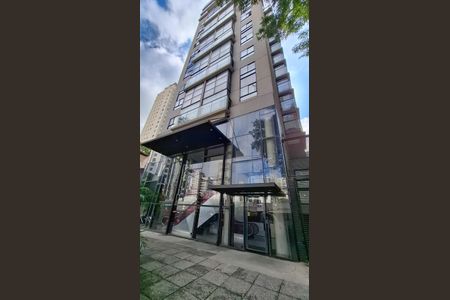 Studio à venda com 34m², 1 quarto e 1 vagaFachada do Prédio