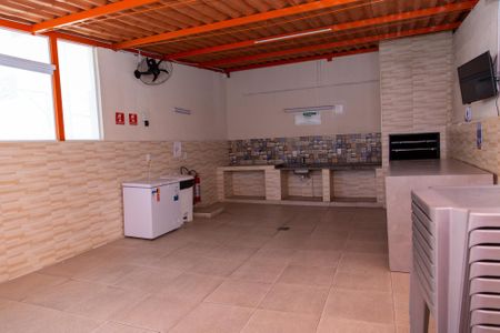 Apartamento à venda com 43m², 2 quartos e 1 vagaChurrasqueira
