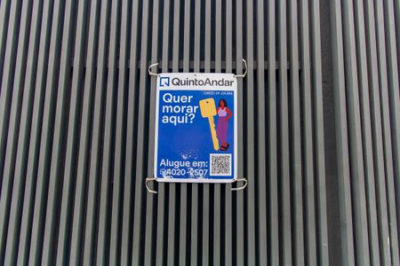 Apartamento para alugar com 31m², 1 quarto e sem vagaFachada e placa