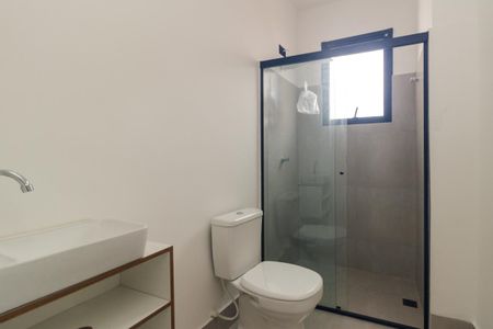 Studio para alugar com 32m², 1 quarto e sem vaga Studio para alugar com 32m², 1 quarto e sem vagaBanheiro