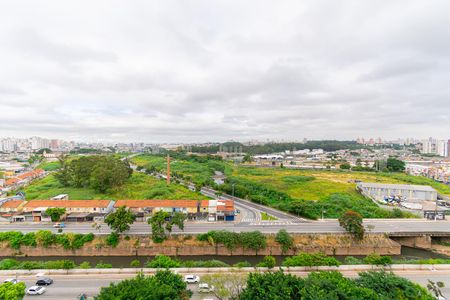 Vista da Sala de apartamento à venda com 1 quarto, 35m² em Quinta da Paineira, São Paulo
