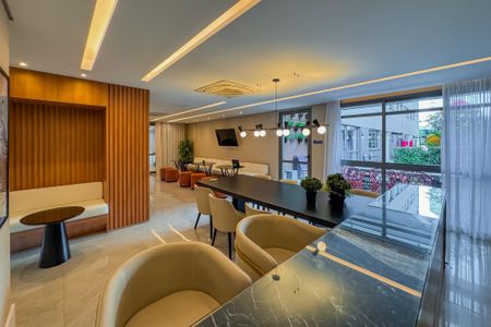 Studio para alugar com 28m², 1 quarto e sem vaga Studio para alugar com 28m², 1 quarto e sem vagaÁrea comum - Salão de festas