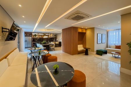 Studio para alugar com 28m², 1 quarto e sem vaga Studio para alugar com 28m², 1 quarto e sem vagaÁrea comum - Salão de festas