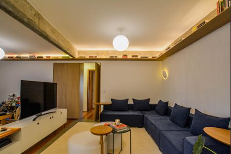 Sala de apartamento à venda com 3 quartos, 98m² em Campestre, Santo André