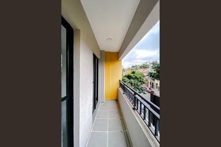 Varanda de kitnet/studio para alugar com 1 quarto, 24m² em Belenzinho, São Paulo