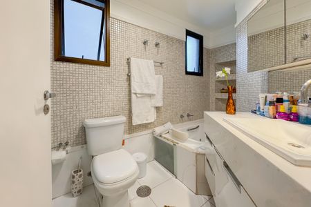 Apartamento à venda com 120m², 3 quartos e 2 vagasBanheiro da Suíte