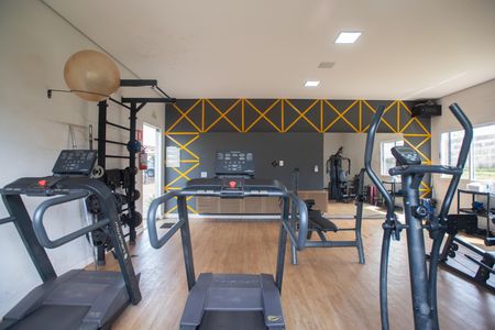 Apartamento para alugar com 43m², 2 quartos e 1 vaga Apartamento para alugar com 43m², 2 quartos e 1 vagaÁrea comum - Academia