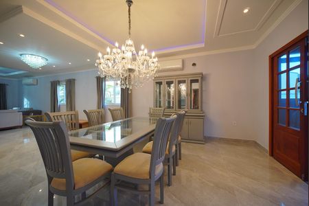 Sala de Jantar de casa de condomínio para alugar com 3 quartos, 270m² em São João do Rio Vermelho, Florianópolis