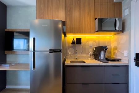 Studio à venda com 20m², 1 quarto e sem vaga Studio à venda com 20m², 1 quarto e sem vagaCozinha