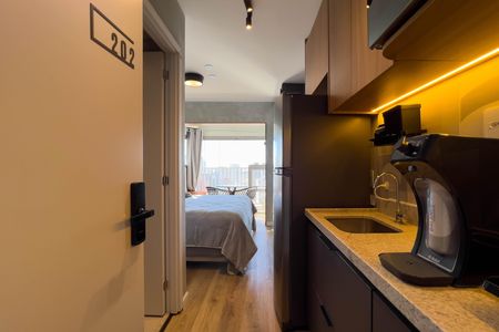 Studio à venda com 20m², 1 quarto e sem vaga Studio à venda com 20m², 1 quarto e sem vagaCozinha