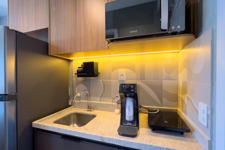 Studio à venda com 20m², 1 quarto e sem vaga Studio à venda com 20m², 1 quarto e sem vagaCozinha