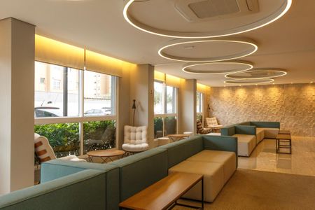 Studio à venda com 35m², 1 quarto e 1 vagaHall social