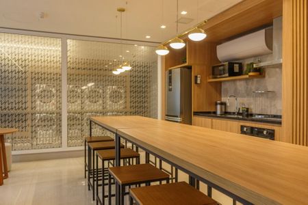 Studio à venda com 35m², 1 quarto e 1 vagaEspaço Gourmet