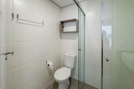 Studio para alugar com 28m², 1 quarto e sem vaga Studio para alugar com 28m², 1 quarto e sem vagaBanheiro
