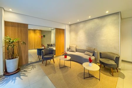 Studio para alugar com 28m², 1 quarto e sem vaga Studio para alugar com 28m², 1 quarto e sem vagaHall social