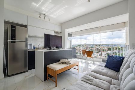 Sala/Cozinha de apartamento à venda com 1 quarto, 42m² em Alto de Pinheiros, São Paulo