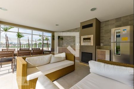 Apartamento à venda com 42m², 1 quarto e 1 vagaChurrasqueira