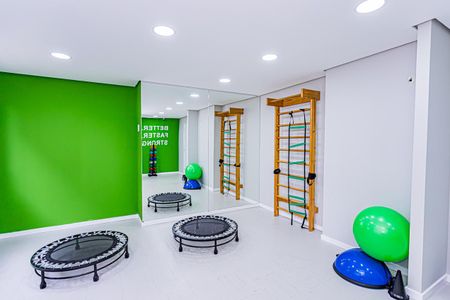 Apartamento à venda com 37m², 2 quartos e sem vagaÁrea comum - Sala de ginastica