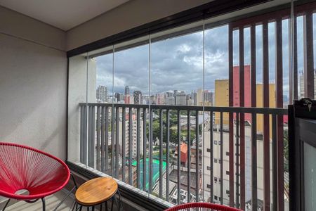 Studio para alugar com 24m², 1 quarto e sem vaga Studio para alugar com 24m², 1 quarto e sem vagaVaranda