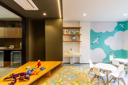 Studio para alugar com 28m², 1 quarto e sem vaga Studio para alugar com 28m², 1 quarto e sem vagaÁrea comum - Brinquedoteca