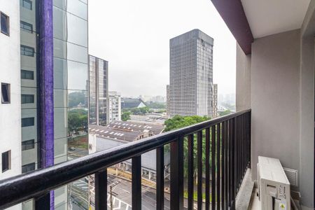 Studio para alugar com 28m², 1 quarto e sem vaga Studio para alugar com 28m², 1 quarto e sem vagaVaranda