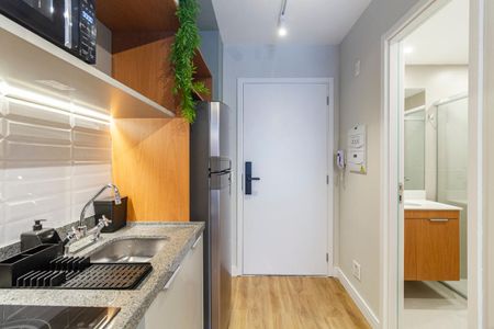 Studio para alugar com 28m², 1 quarto e sem vaga Studio para alugar com 28m², 1 quarto e sem vagaCozinha