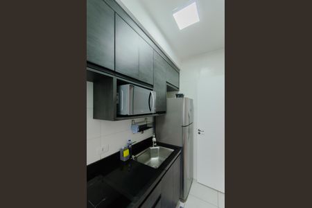 Cozinha de apartamento à venda com 1 quarto, 27m² em Vila Dom Pedro I, São Paulo