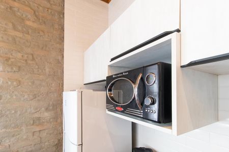 Apartamento para alugar com 55m², 1 quarto e sem vagaDetalhe da cozinha