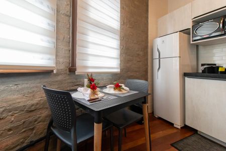 Apartamento para alugar com 55m², 1 quarto e sem vagaDetalhe da cozinha