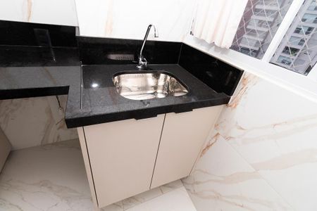Área de Serviço de apartamento para alugar com 2 quartos, 44m² em Barra Funda, São Paulo